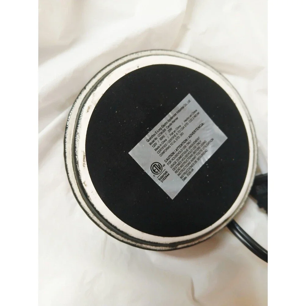 Black Electric Wax Melt Warmer, Wall Plug-In, Adults, 1 Pack